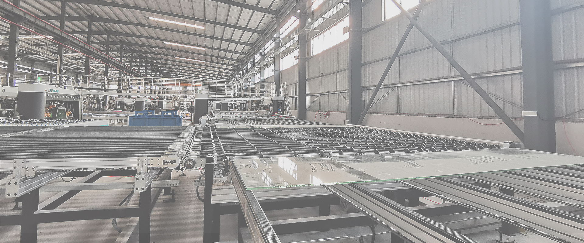 Fire resistant glass factory
