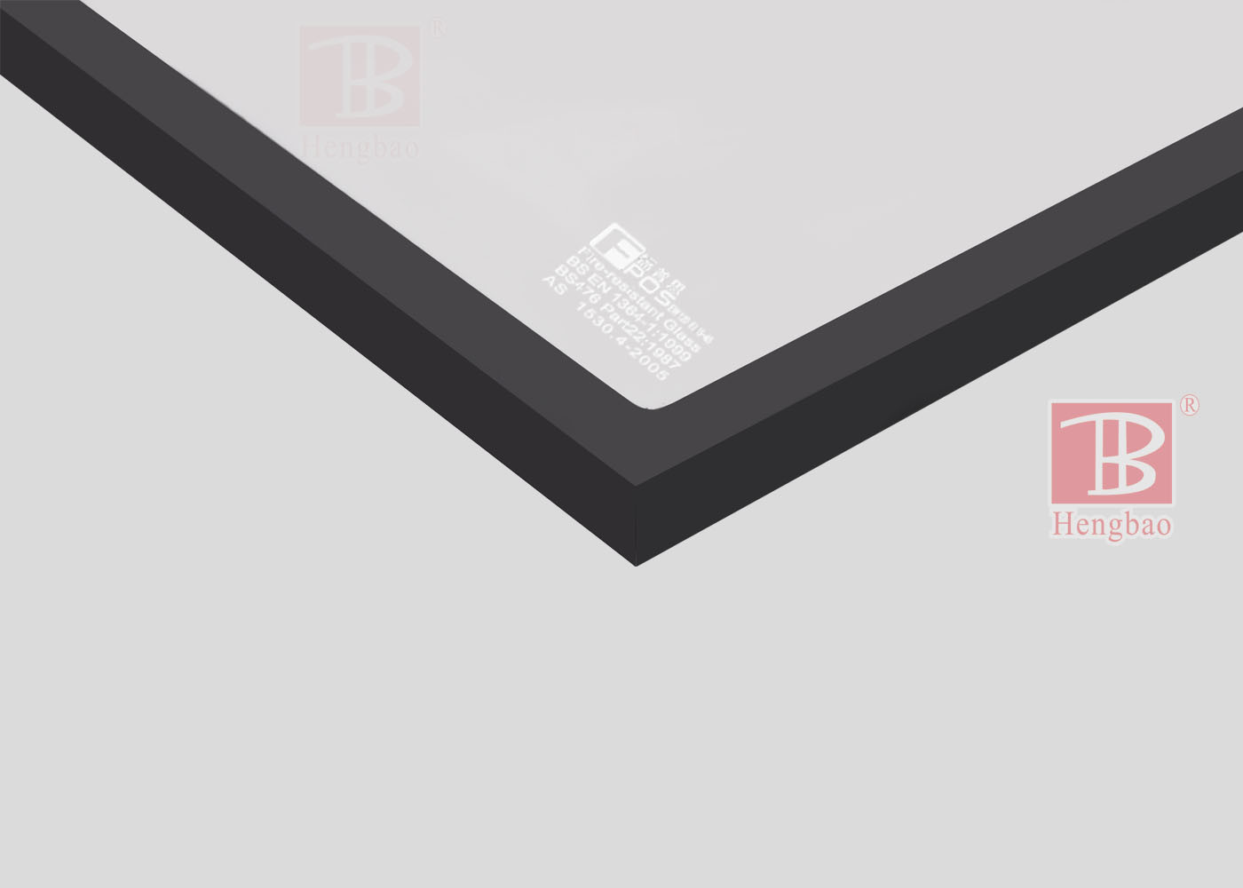 En1634 As1530.4 BS476 26mm Fpos عزل مقاوم للحريق / زجاج النزاهة