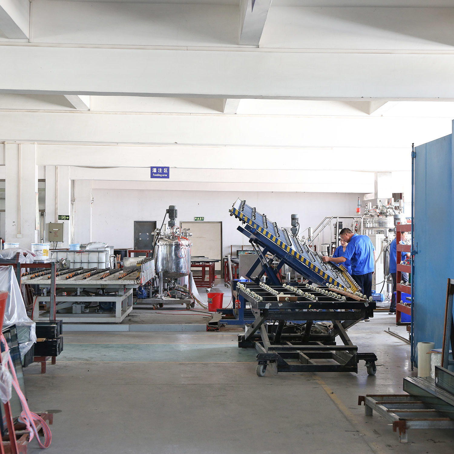 1.0h 26mm BS En/As1530.4 Fpos باب زجاجي مقاوم للحريق